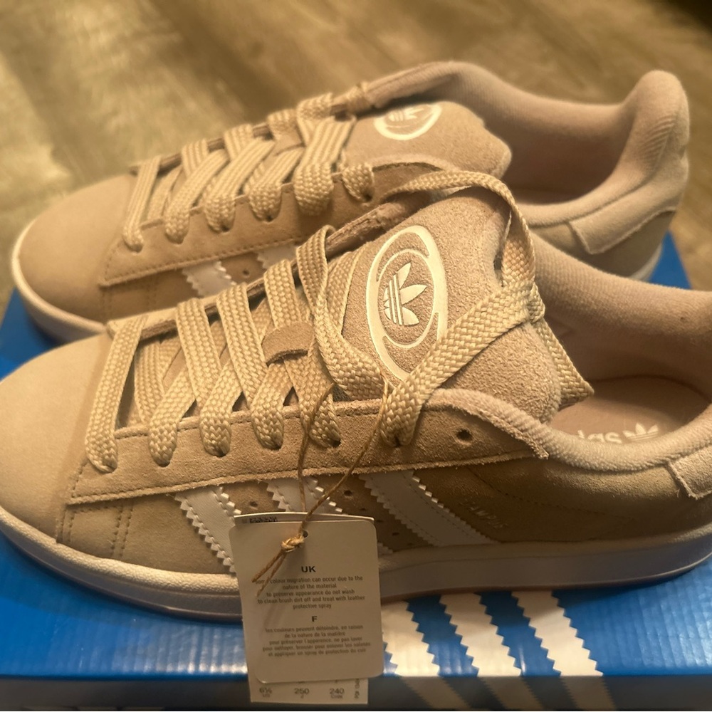 Adidas Campus Originals Tan Sneakers